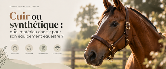 Cuir ou synthétique : quel matériau choisir pour son équipement équestre ?